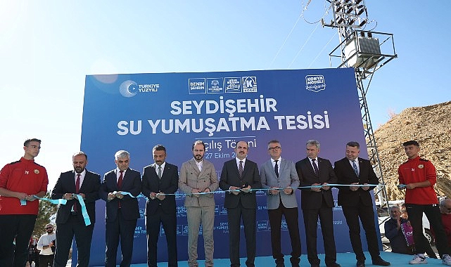 Başkan Uğur İbrahim Altay Seydişehir’de Çaltepesi Su Yumuşatma Tesisini Açtı