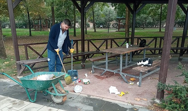 Kocaeli Tavşancıl Sahil Parkı’nda Kapsamlı Temizlik ve Düzenleme Çalışmaları