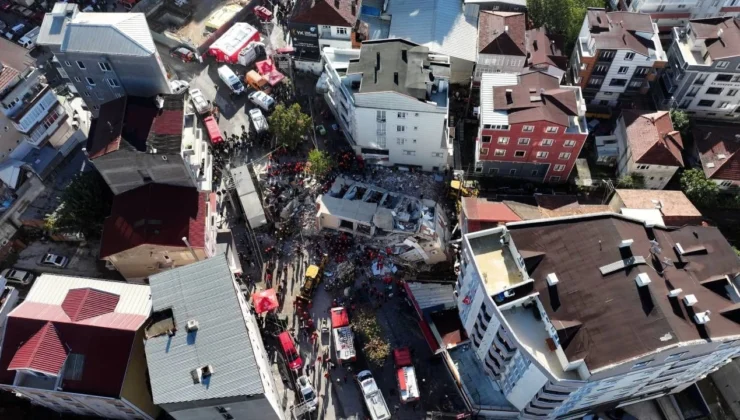 Gebze’de Yıkılan Binanın Yakınındaki 6 Katlı Apartmanda Çatırdama Sesleri Paniğe Neden Oldu