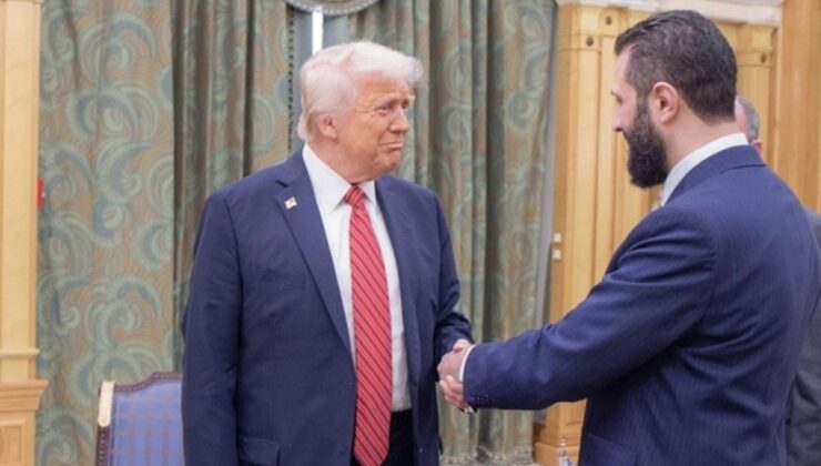 Trump ve Suriye Lideri Ahmed Şara bir araya geldi
