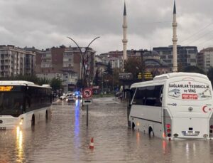 Çerkezköy ve Çorlu’da Sağanak Etkili Oldu
