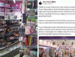 Ticaret Bakanlığı’ndan Kozmetik Zincirine Baskın