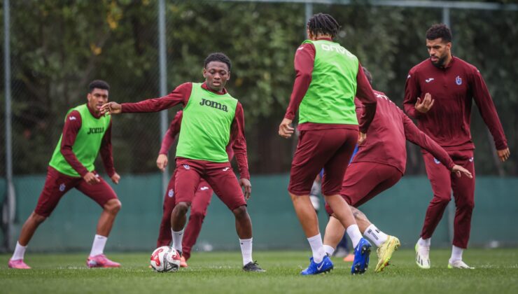 Trabzonspor, Başakşehir maçı hazırlıklarını hız kesmeden sürdürüyor