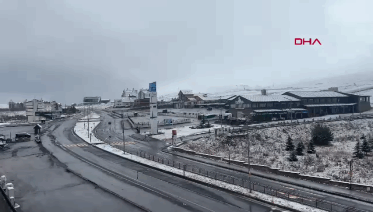 Erciyes Dağı Beyaza Büründü: Kar Kalınlığı 15 Santimetreye Ulaştı