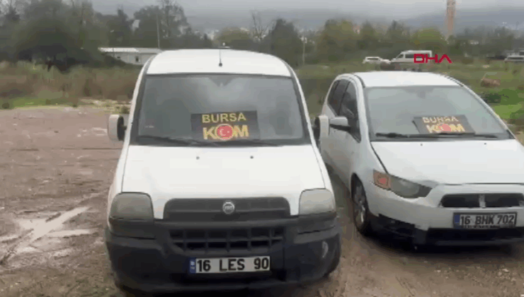 Bursa merkezli 10 ilde kaçak araç operasyonu: 2 tutuklama